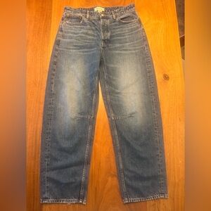 Madewell Darted Barrel Leg Jean 28T Tall — Quick Sale Price